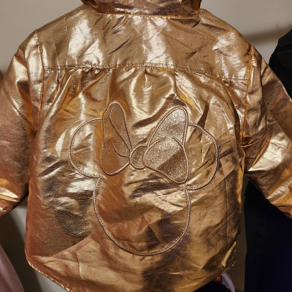 Disney Gold and White Raincoat for Kids - Picture 5 of 6